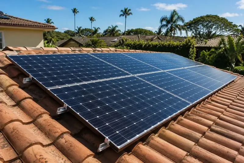 Installation de panneaux solaires à Thourie